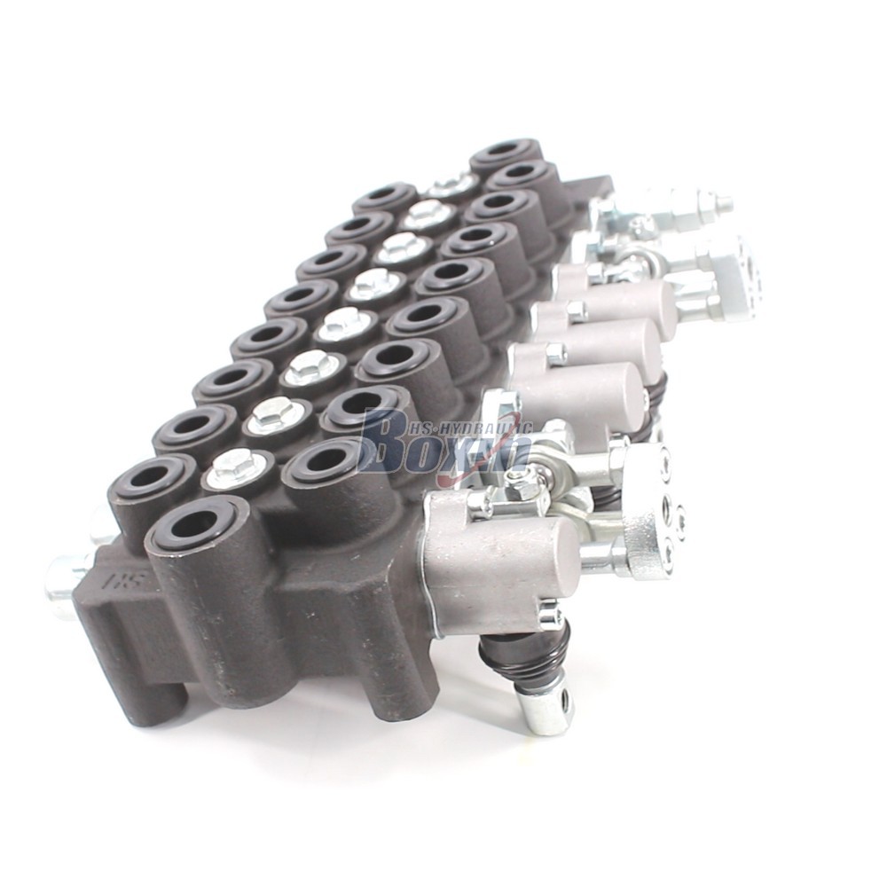HSW50 Series 8 Spool Hydraulic Monoblock Valve for Mobile Equipment main image